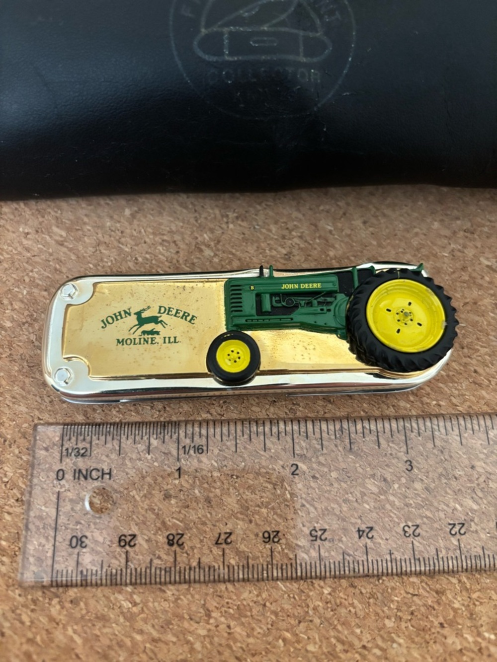 Franklin Mint collector John Deere pocketknife